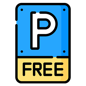 Free parking icon