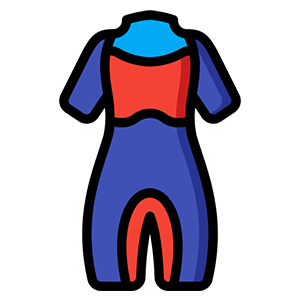Wet suits available icon