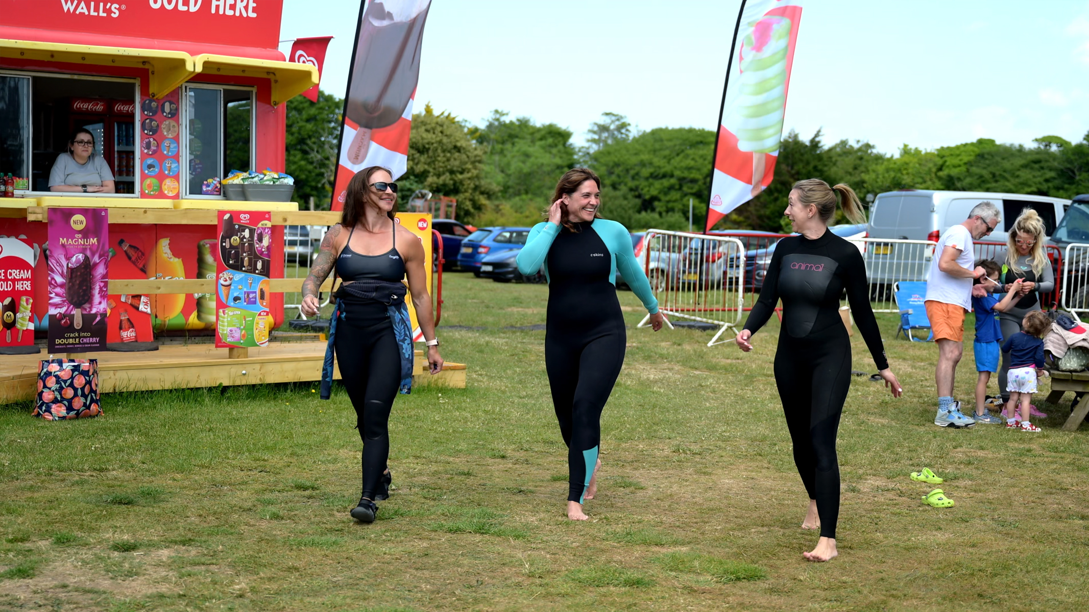 Wet suits available to hire